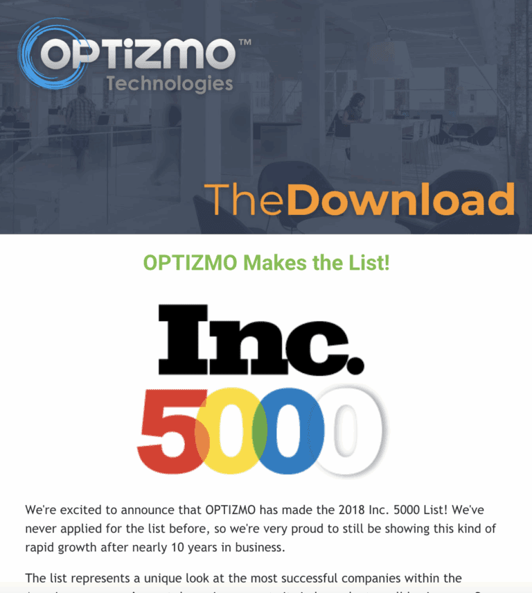 August 2018 Newsletter – We Made The List!
