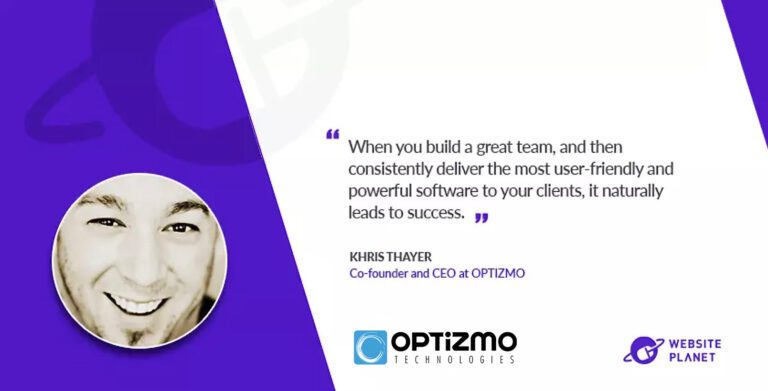 OPTIZMO™ CEO Khris Thayer Offers Company Insights in Comprehensive Interview with Website Planet