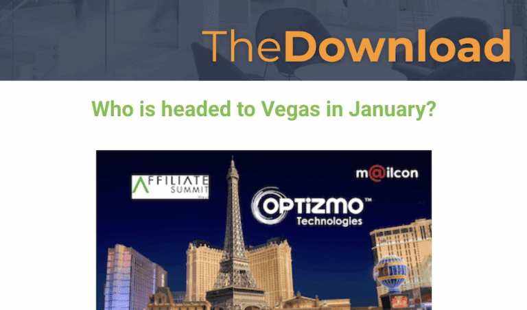 OPTIZMO – November 2018 News – Ready for Vegas?