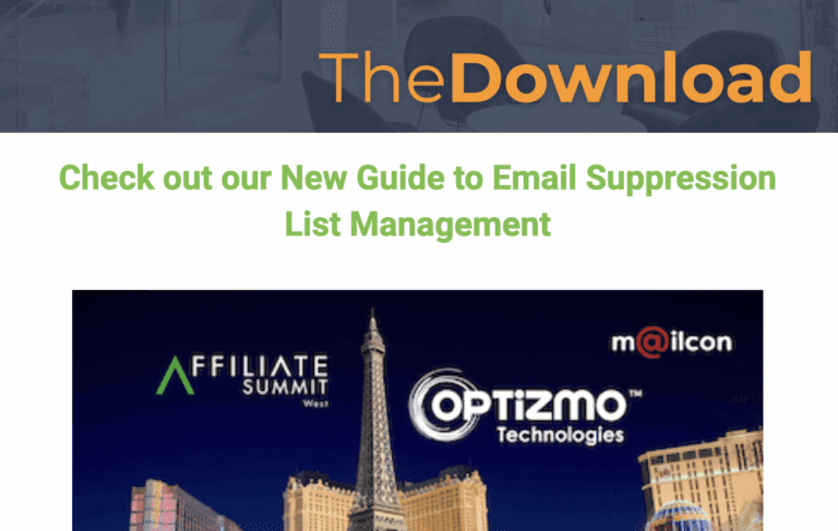 OPTIZMO – December 2018 Newsletter – Guide to Email Suppression List Management